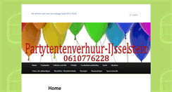 Desktop Screenshot of partytentenverhuur-ijsselstein.nl